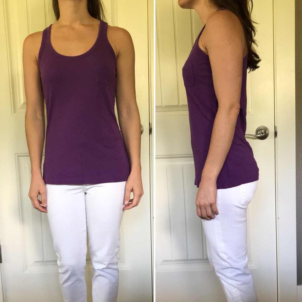 Old navy purple racer back tank
